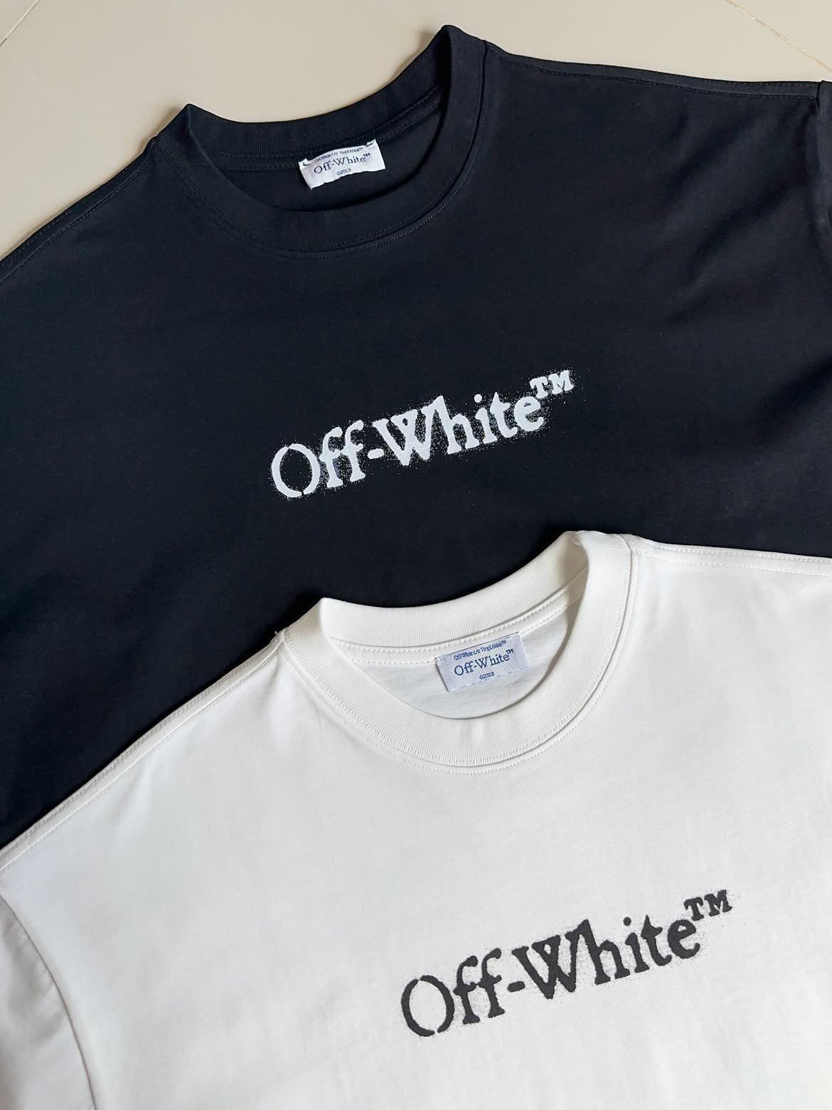 Off-White Diag Spray T-Shirt - Baju, foto 5