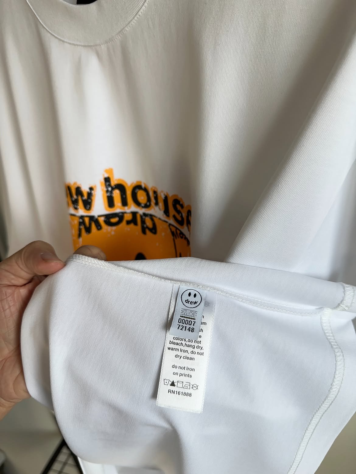 Drew House Mascot Chaos T-Shirt ( White ) - Baju, foto 5
