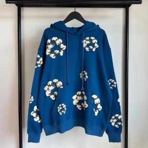 Denim Tears Cotton Wreath Hoodie Blue