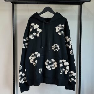 Denim Tears Cotton Wreath Hoodie Black