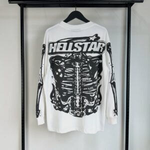 Hellstar Airbrushed Bones Longsleeve ( White )