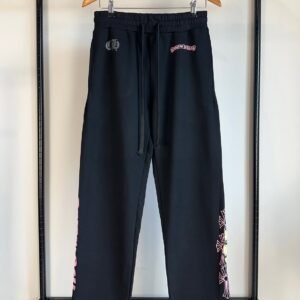 Chrome Hearts Pink Cross Sweatpants