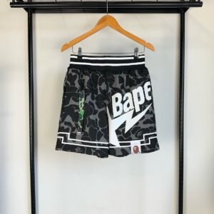 BAPE Black Camo Basketball Shorts