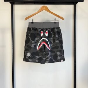 BAPE Black Camo Shark Shorts