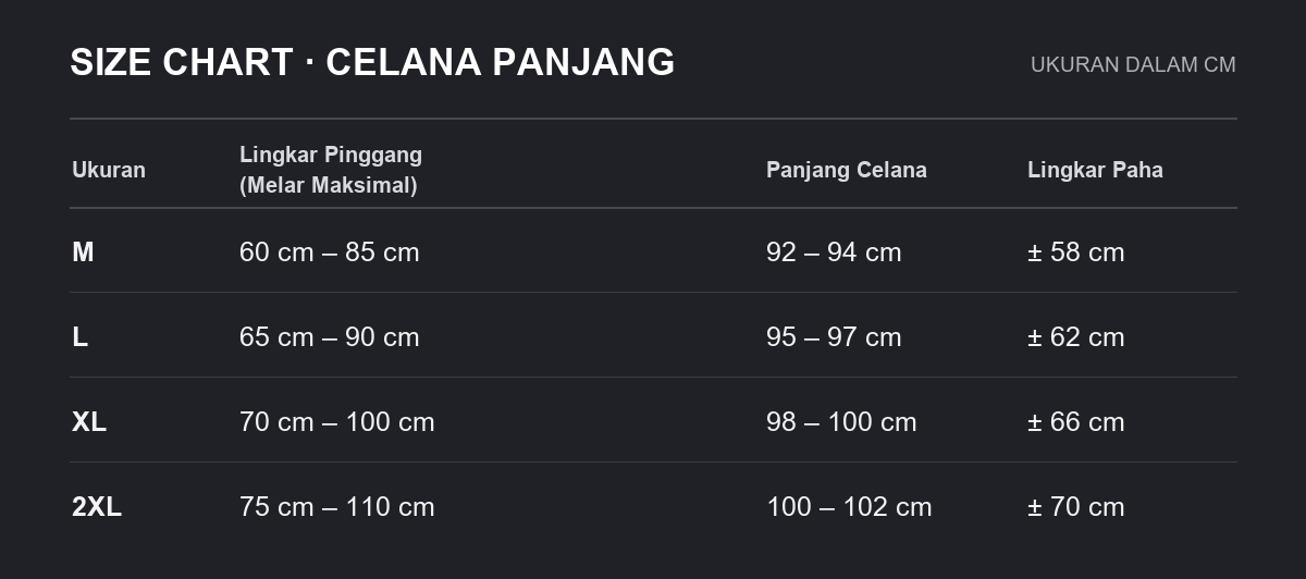 celana panjang